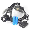 Bright Zoomable LED Headlamp Flashlight